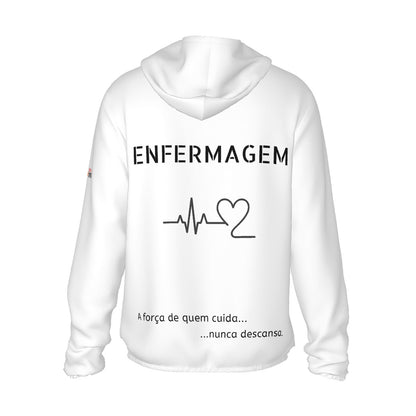 Hoodie Enfermagem – “A força de quem cuida”